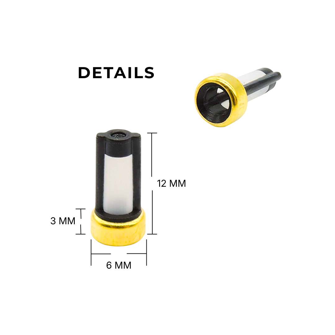 Fuel Injector Micro Filters Size: 12 × 6 × 3 mm
